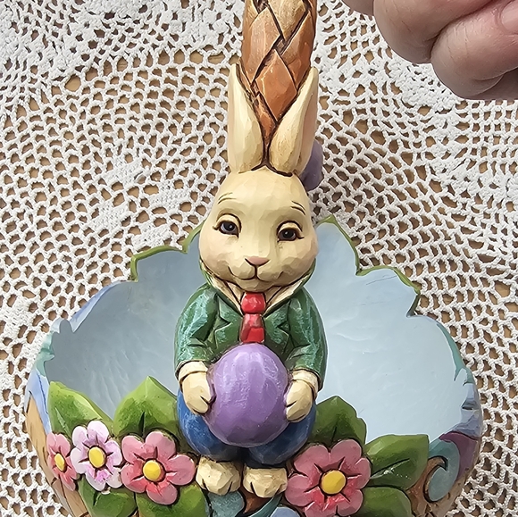 Jim Shore Heartwood "For The Love of Easter" Easter Basket 5 Eggs 4016464 2009 - Picture 10 of 16